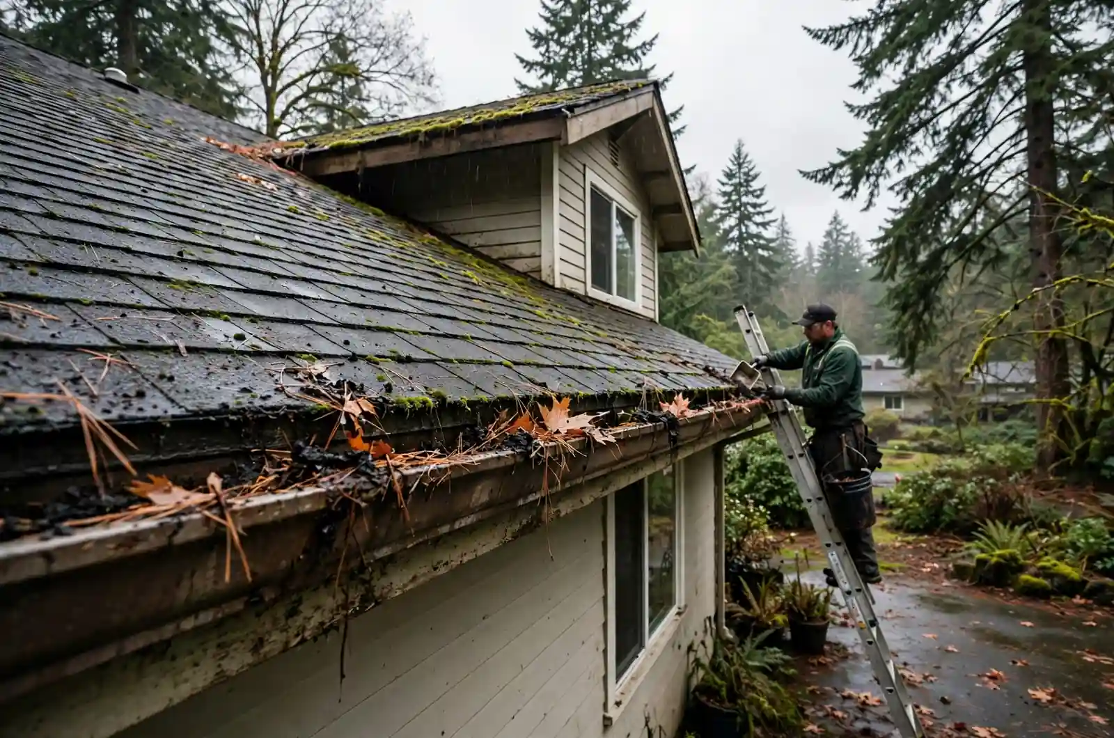 roof and gutter cleaning eugene