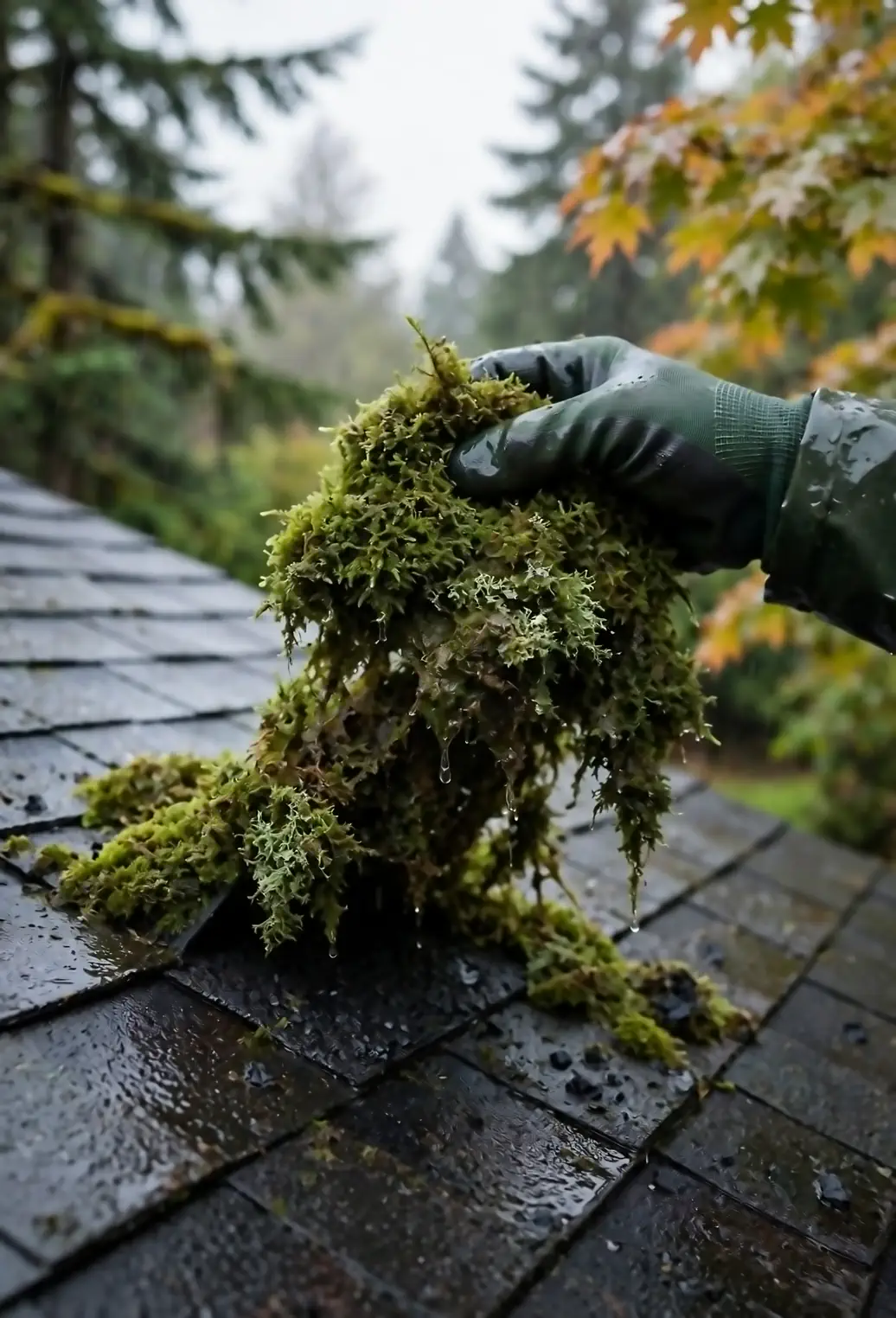 what is roof moss removal eugene oregon or